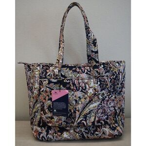 Vera Bradley 25245-12164 Women's Tangier Paisley Quilted Work Tote